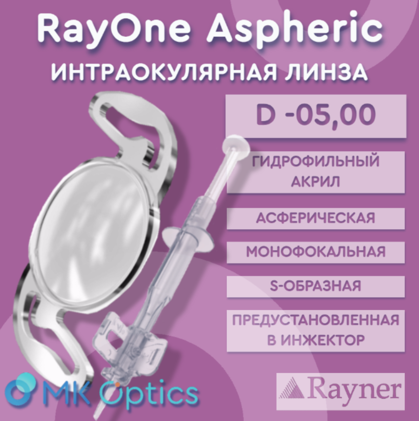 RayOne Aspheric D -05,00
